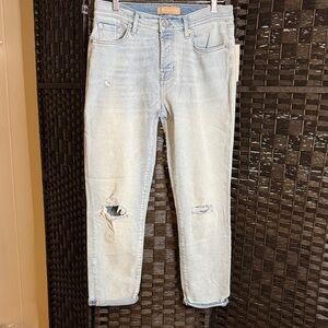 7 For All Mankind Luxe Vintage Denim Josefina Slim Boyfriend Jeans Size 29 NWT